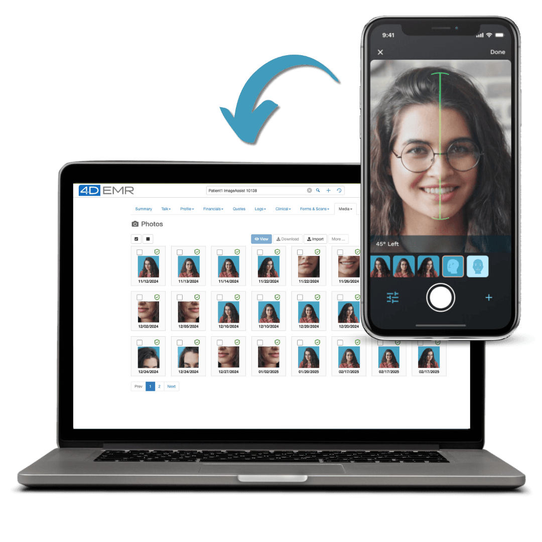 ImageAssist integrated with 4d emr