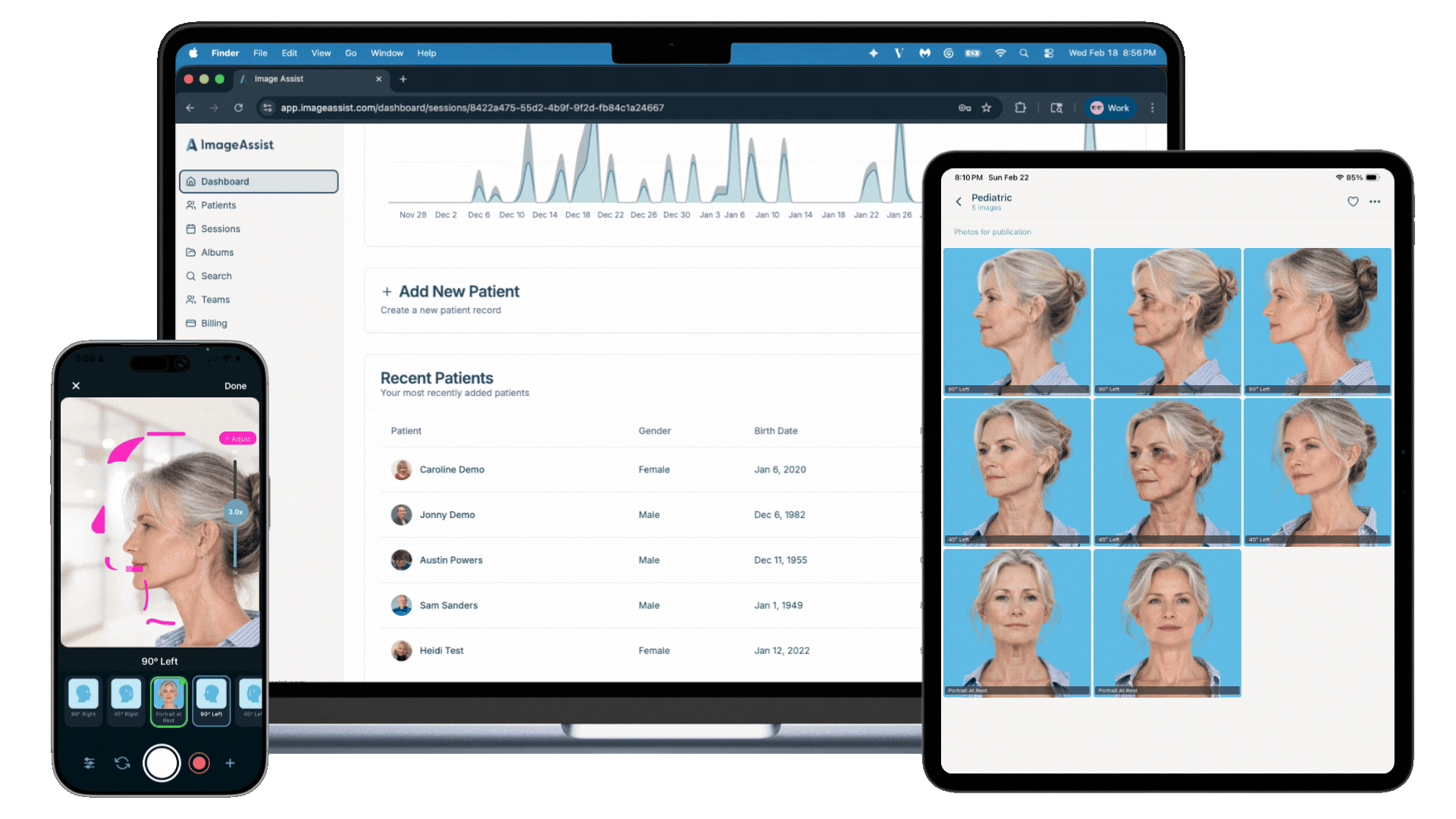 ImageAssist mobile view screenshot