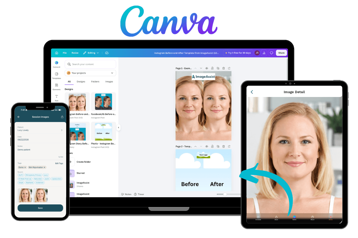 ImageAssist + Canva